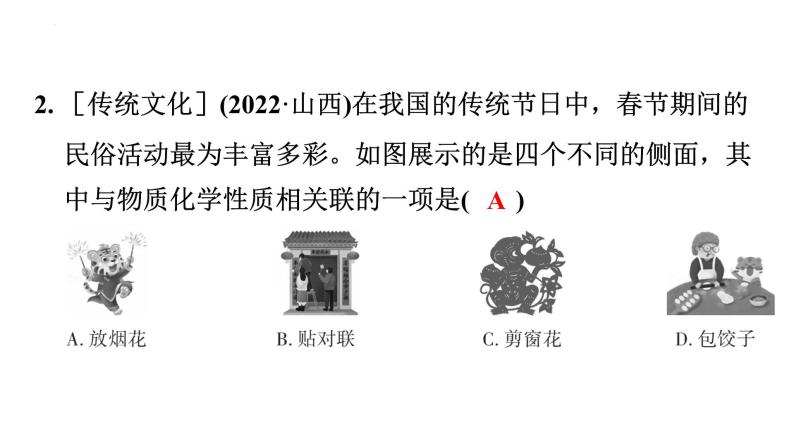 中考一轮考点梳理复习-物质的变化与性质 化学反应类型课件PPT06