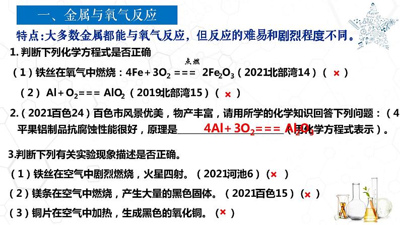 中考化学-金属的化学性质复习课件第3页