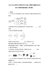 2022-2023学年天津市化学九年级上册期末试题知识点汇编-45物质构成的奥秘（填空题）