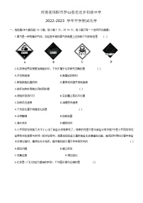 河南省信阳市罗山县定远乡初级中学2022-2023学年九年级上学期开学化学试题及答案