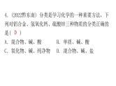 中考化学复习物质的组成与结构第2节物质的分类分层作业课件