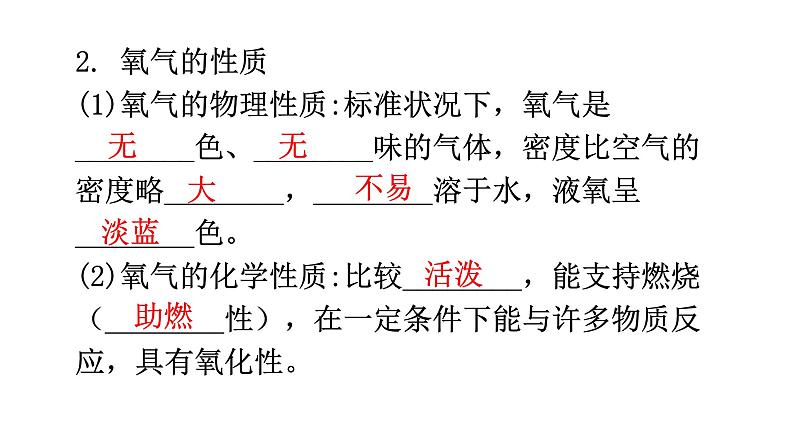 中考化学复习物质的性质与应用第1节我们周围的空气教学课件第8页