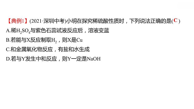 安徽中考复习 人教版化学 教材基础 微型专题四　酸、碱、盐之间的转化 课件04