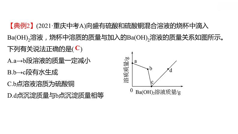 安徽中考复习 人教版化学 教材基础 微型专题四　酸、碱、盐之间的转化 课件05