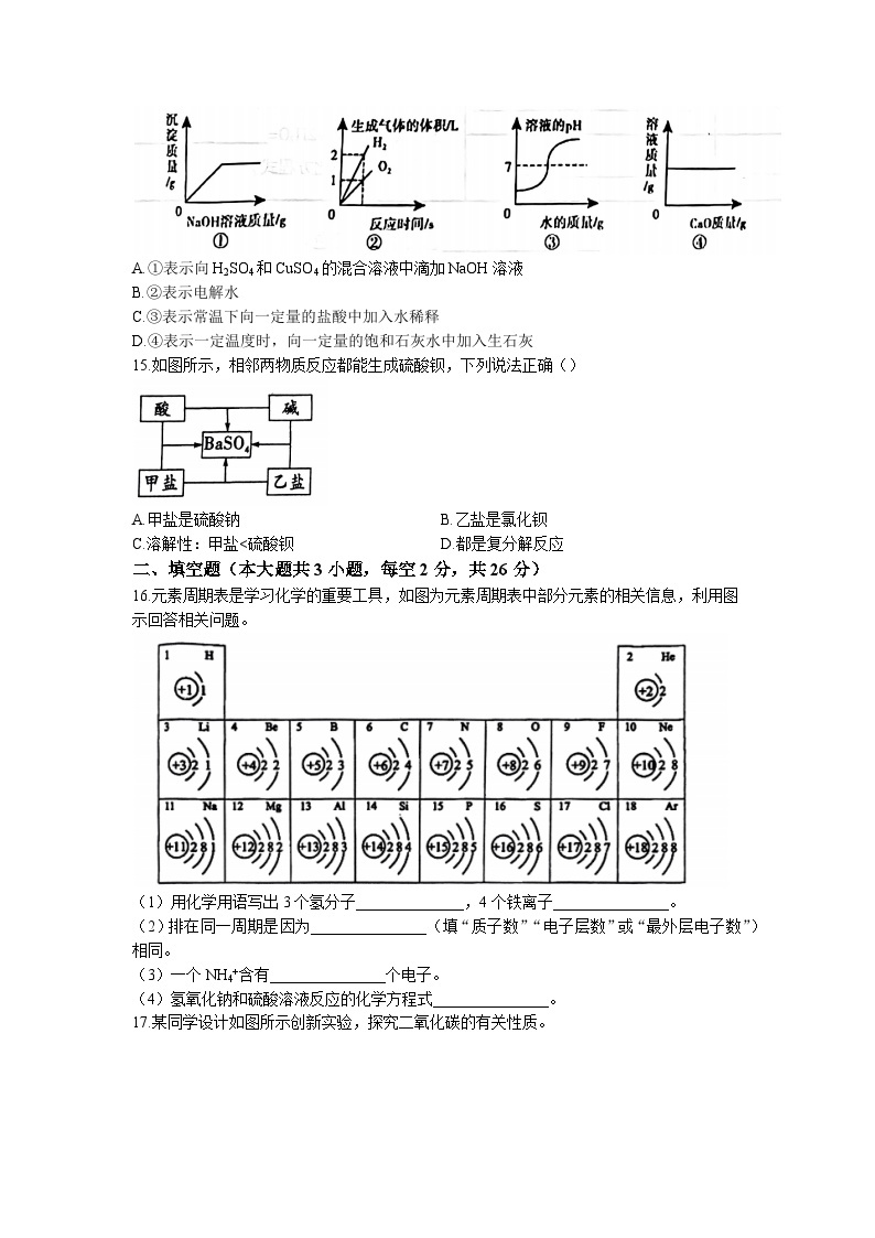湖南省岳阳市2022-2023学年九年级下学期期中化学试题（含答案）03