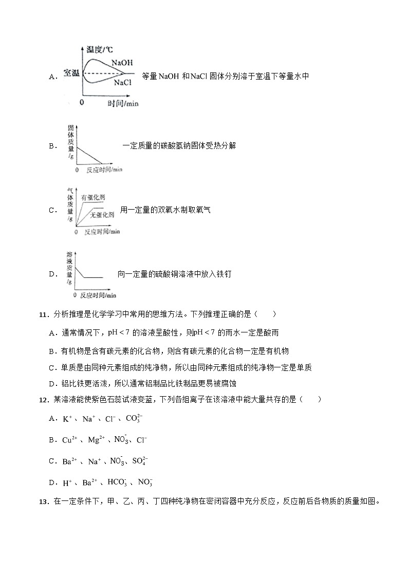 山东省泰安市2023年中考化学真题附答案03