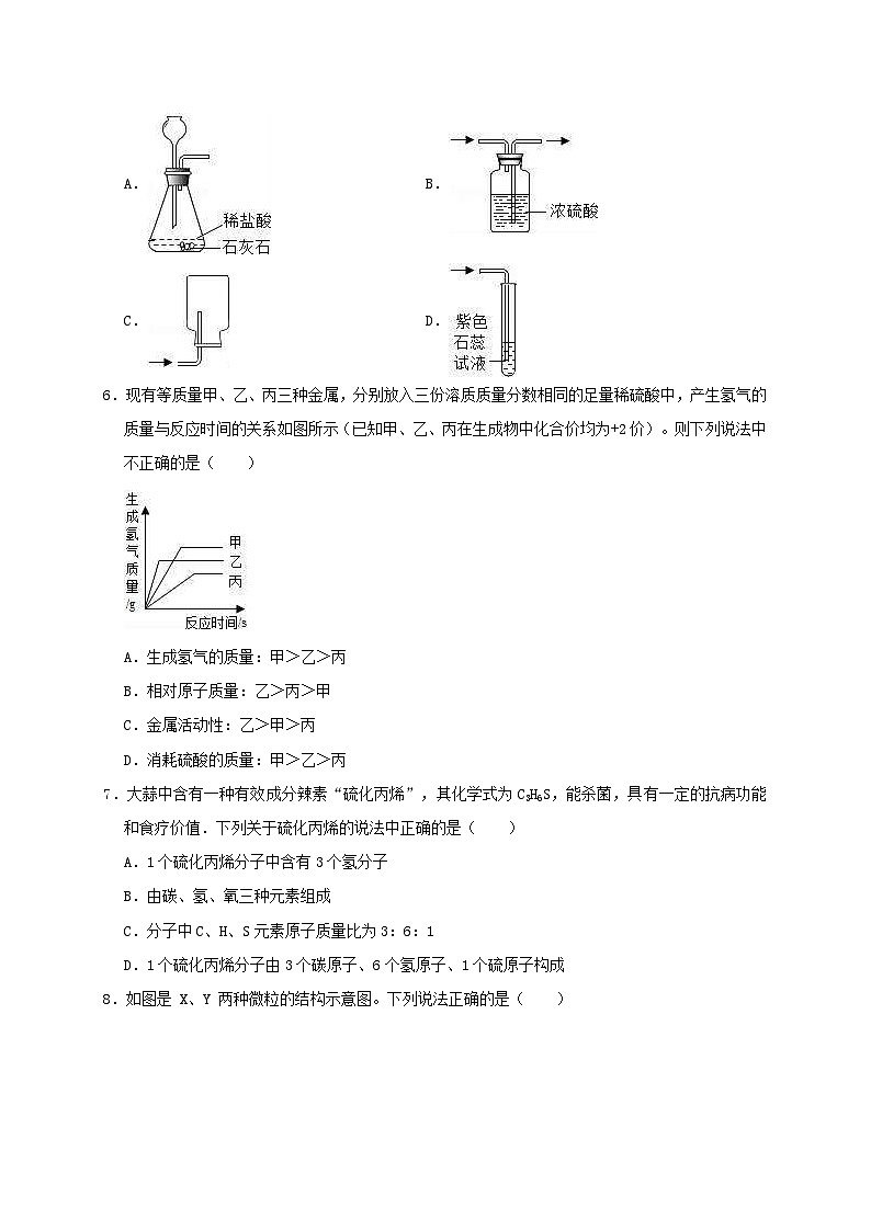 湖北省襄阳市枣阳中学2019年中考化学二模试卷（含解析）第2页