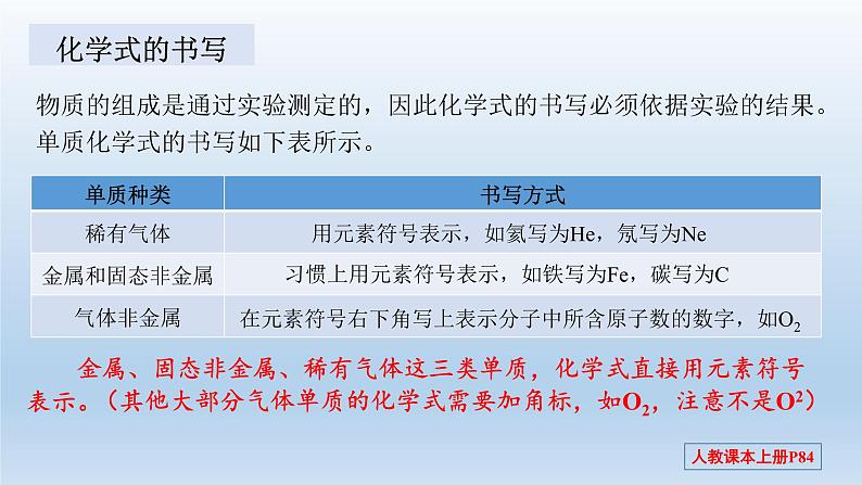 第四单元 课题4 化学式与化合价-2023-2024学年九年级化学上册同步精美课件（人教版）第8页