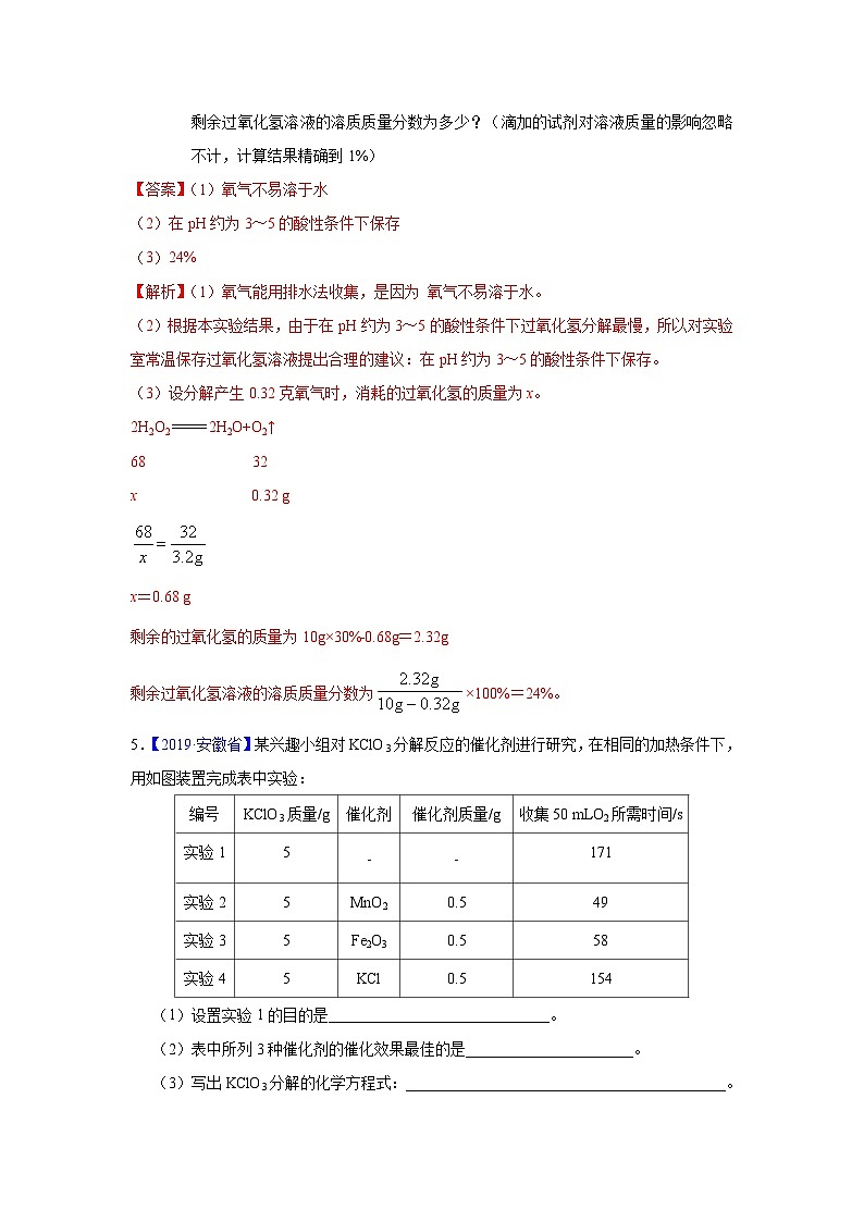 中考化学二轮复习 实验题特训题型06 实验中影响因素的探究（含解析）第3页