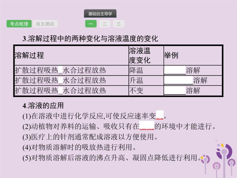 中考化学一轮复习基础知识过关课件 第九单元溶液（含答案）05