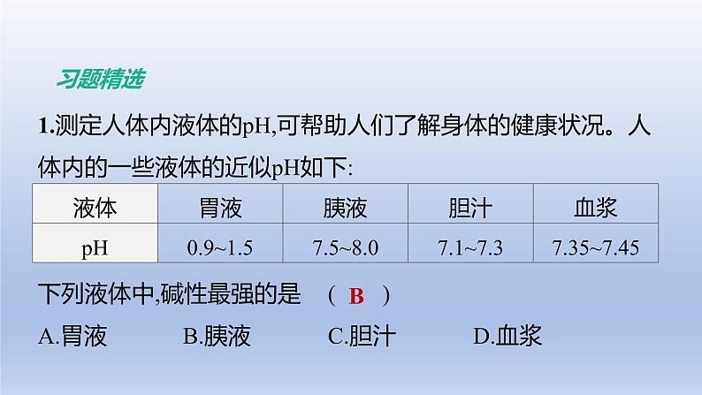 中考化学一轮复习精品课件第05讲　酸 （含解析）07