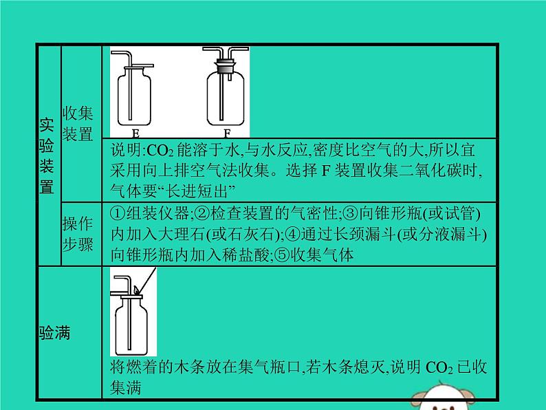 中考化学二轮复习实验课件：二氧化碳的实验室制取（含答案）第3页