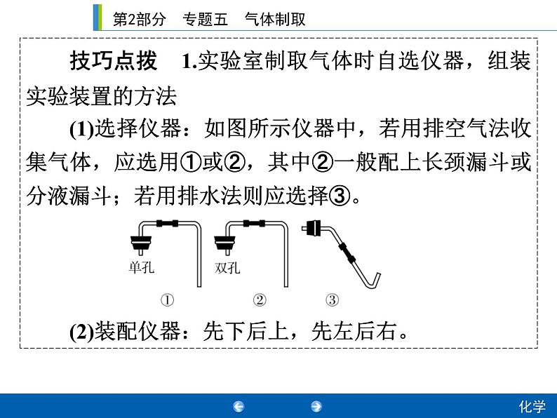 中考化学二轮复习专题复习课件：专题五　气体制取（含答案）08