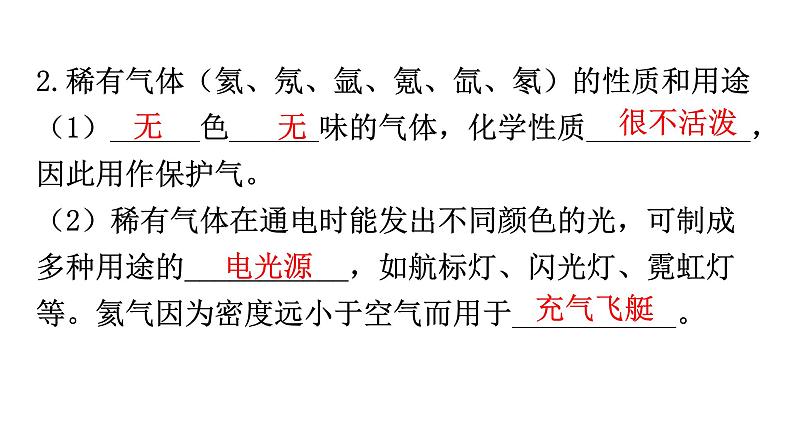 人教版九年级化学第二单元我们周围的空气1空气课时2空气的用途和保护教学教学课件07