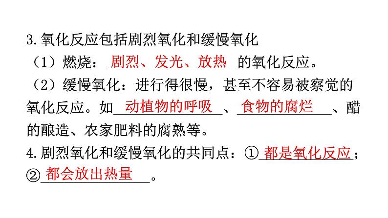 人教版九年级化学第二单元我们周围的空气2氧气课时2化合反应和氧化反应教学教学课件第6页