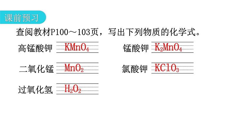 人教版九年级化学第二单元我们周围的空气3制取氧气课时1制取氧气的原理教学教学课件第4页