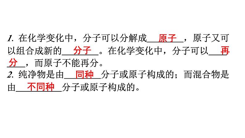 人教版九年级化学第三单元物质构成的奥秘1分子和原子课时2分子原子教学课件第4页