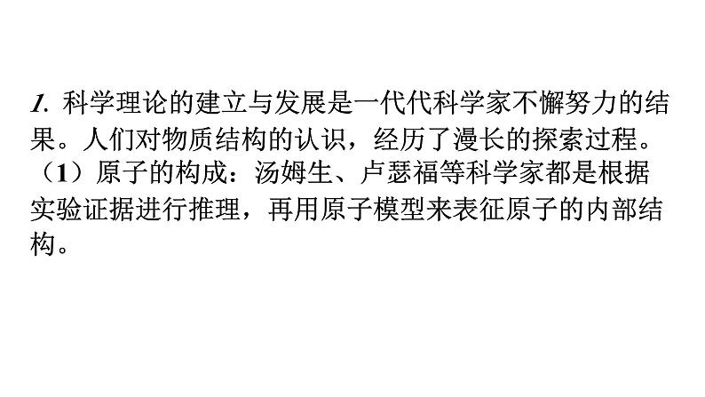 人教版九年级化学第三单元物质构成的奥秘实践活动制作模型并展示科学家探索物质组成与结构的历程教学课件第2页