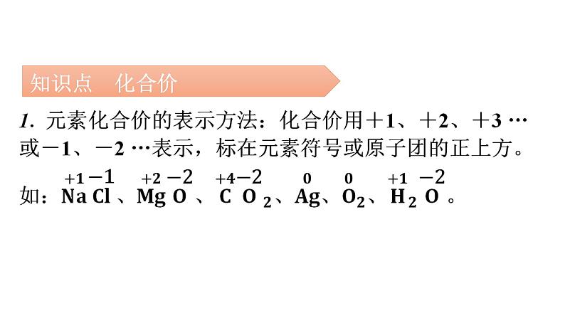 人教版九年级化学第四单元自然界的水4化学式与化合价课时2化合价教学课件06