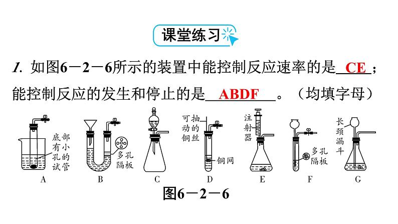 人教版九年级化学第六单元碳和碳的氧化物2二氧化碳制取的研究课时2二氧化碳制取的研究（二）教学课件第7页