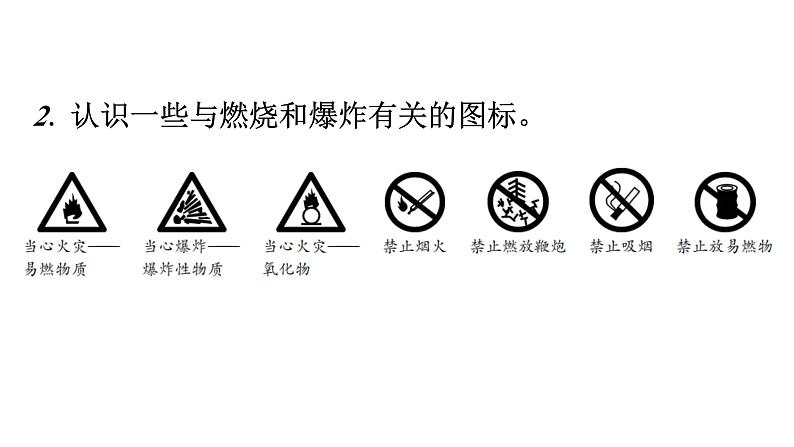 人教版九年级化学第七单元燃料及其利用1燃烧和灭火课时2易燃物和易爆物的安全知识教学课件第8页