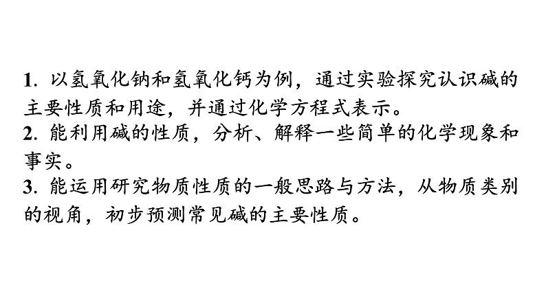 人教版九年级化学第十单元酸和碱1常见的酸和碱课时3常见的碱碱的性质教学课件第3页