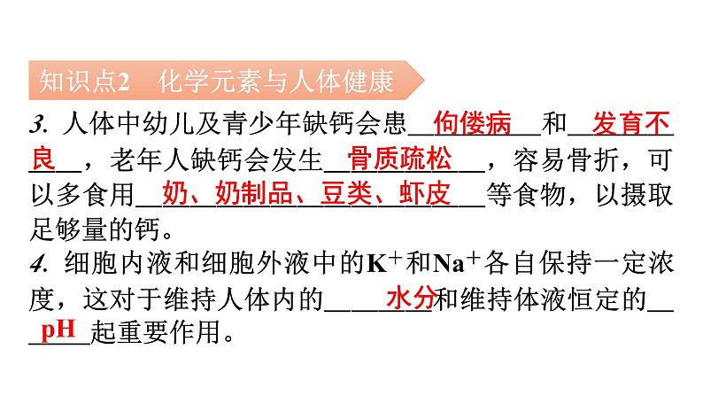 人教版九年级化学第十二单元化学与生活2化学元素与人体健康教学课件第8页