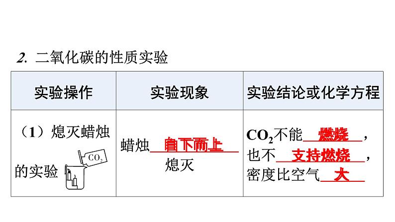 人教版九年级化学第六单元碳和碳的氧化物实验活动2二氧化碳的实验室制取与性质课件06