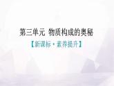 人教版九年級化學(xué)第三單元物質(zhì)構(gòu)成的奧秘新課標(biāo)素養(yǎng)提升課件
