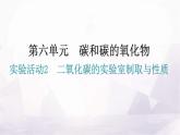 人教版九年級(jí)化學(xué)第六單元實(shí)驗(yàn)活動(dòng)2二氧化碳的實(shí)驗(yàn)室制取與性質(zhì)分層作業(yè)課件
