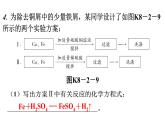 人教版九年级化学第八单元4拓展二反应后滤液滤渣的成分分析反应后溶液分层作业课件