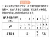 人教版九年级化学第十单元2酸和碱的中和反应课时2溶液酸碱度的表示法pH分层作业课件