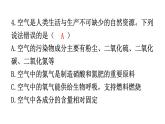 人教版九年级化学第二单元1空气课时2空气的用途和保护分层作业课件