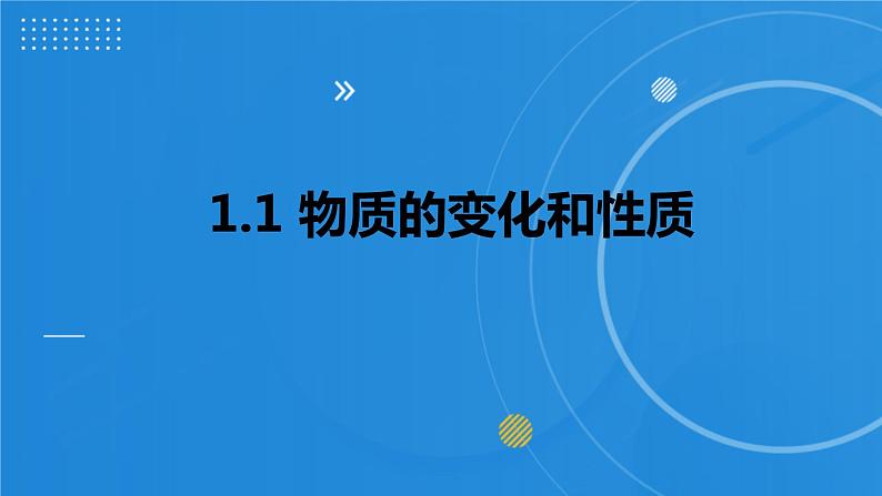 人教版化学九年级 1.1 物质的变化和性质 课件 (1)第1页