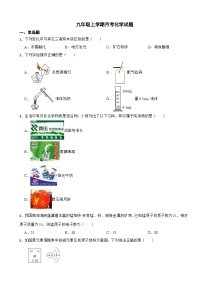 广东省深圳市2023年九年级上学期月考化学试题（附答案）