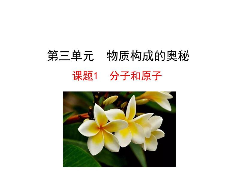 课题1分子和原子第1页