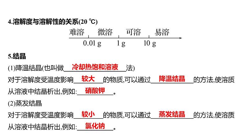 第一单元  第三节　物质的溶解性 练习课件 2023--2024学年九年级化学鲁教版（五四学制）全一册第5页