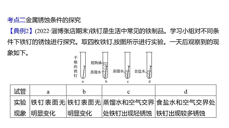 第四单元  第三节　钢铁的锈蚀与防护 练习课件 2023--2024学年九年级化学鲁教版（五四学制）全一册08