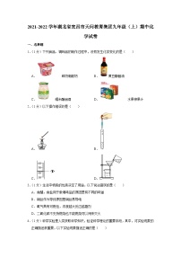 湖北省宜昌市天问教育集团2021-2022学年九年级上学期期中化学试卷