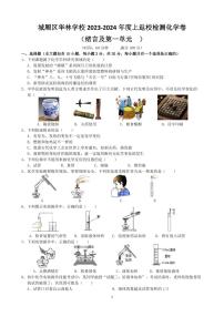 福建省莆田市城厢区华林学校2023-2024学年九年级上学期开学考试化学试题