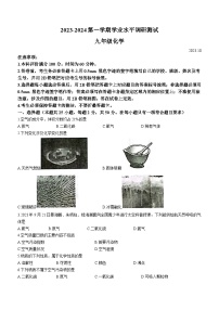 河北省唐山市路北区2023-2024学年九年级上学期10月月考化学试题