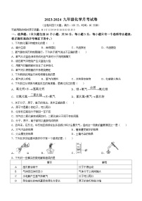 新疆和田地区墨玉县萨依巴格乡第一中学、第二中学2023-2024学年九年级上学期第一次月考化学试题