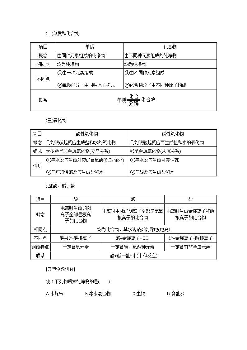 沪教版中考专题基本概念和原理-物质的分类第3页