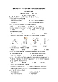 江苏省泰州市靖江市靖城中学校际联盟2023-2024学年九年级上学期第一次学情调查化学试卷（月考）