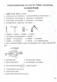 山东省枣庄市市中区乡镇中学2023-2024学年九年级上学期10月月考化学试题