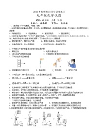 江苏省盐城市盐都区2023-2024学年上学期九年级10月份化学课堂练习（月考）