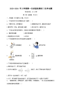 山东省滨州市阳信县城区集团校2023-2024学年九年级上学期10月月考化学试题