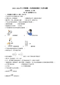 山东省滨州市阳信县城区集团校2023-2024学年九年级上学期10月月考化学试题