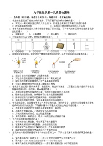 山东省枣庄市滕州市北辛中学2023-2024学年九年级上学期第一次质量检测化学试卷（月考）