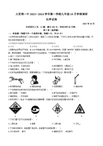 广东省惠州市大亚湾经济技术开发区第一中学2023-2024学年九年级上学期10月月考化学试题